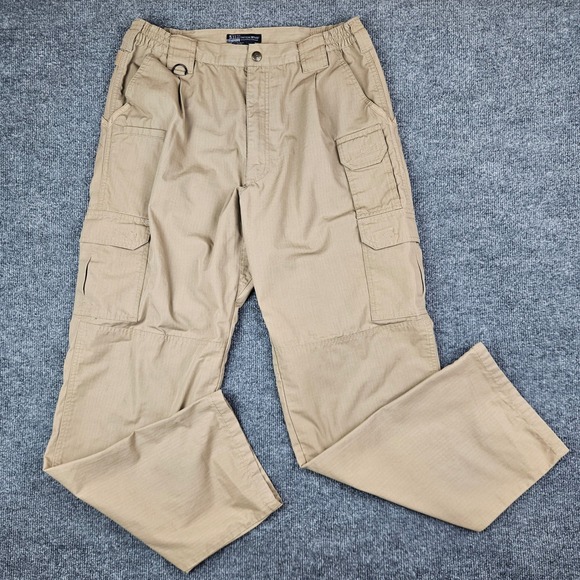 511 Tactical Taclite Pro Pants Mens 34x34 Cargo Utility Workwear Beige Ripstop - Picture 1 of 7